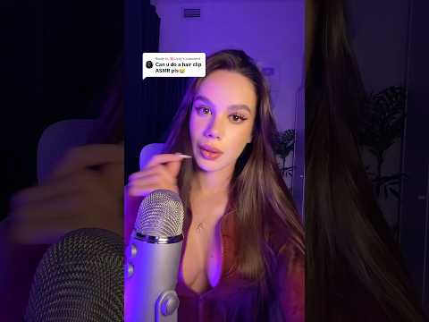ASMR clipping back & braiding your invisible hair hehe ✨ #asmr #asmrsounds #asmrvideo #sleep