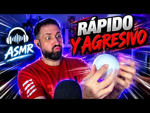 ASMR RÁPIDO Y AGRESIVO ⚡ Sonidos INTENSOS para apagar tu mente