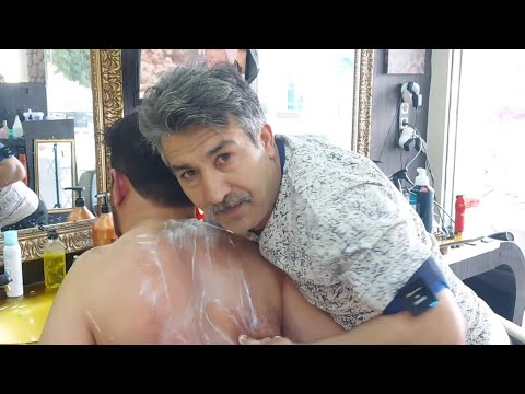 ANODYNE HEAD AND BACK MASSAGE WITH LOTS OF FOAM, HAIR WASH WITH MINERAL WATER