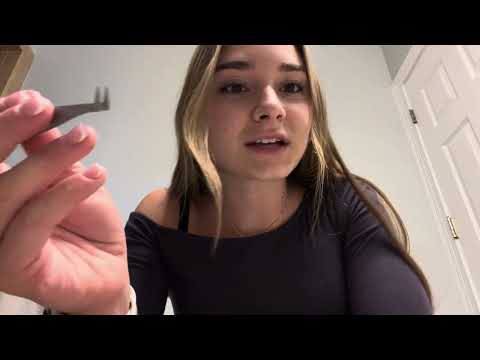 asmr perfecting your eyebrows (plucking & shaping)