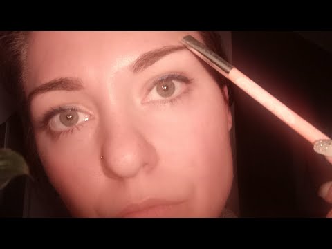 ASMR- A short tracing my face video