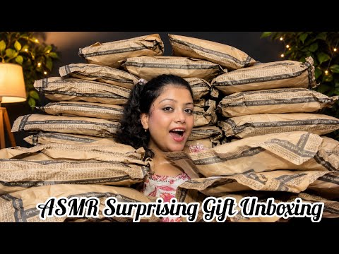 ASMR Surprised Gift Unboxing 😭❤️| My Real Voice |