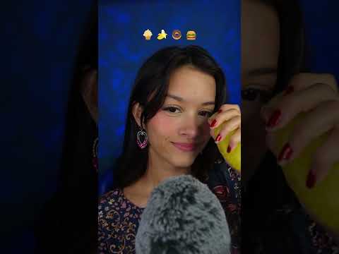 emogi challenge  #asmr 🍦🍌🍩🍔