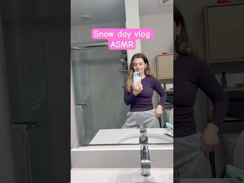 Spend a snow day with me #asmr #vlog