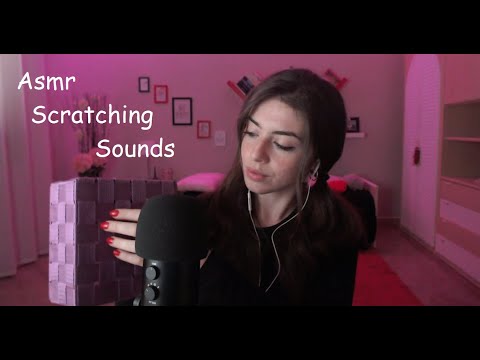 ASMR Scratching sounds 💗 Blue Yeti Technology - Binaural 4K 💗