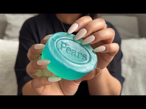 [ASMR] Soap Tapping & Scratching With Lather Sounds 🧼 