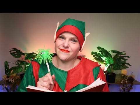 Elf Carries Out Santa's Final Checks For Flight | Christmas ASMR