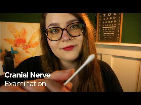 Slow & Sleepy Cranial Nerve Exam (Eye Chart, Sensory Tests, Hearing Tests) 🩺 ASMR Medical Roleplay