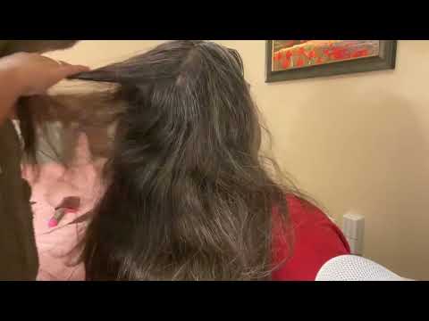 FAST & SLOW ~ Scalp Scratching [ ASMR ] Head Massage - ~ Hair Play, Hair Brushing,Head TINGLES enjoy
