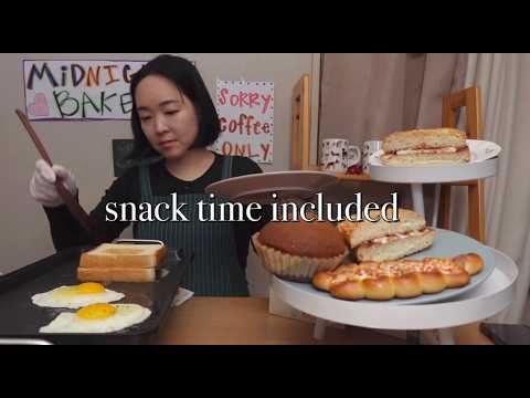 ASMR  Bakery Shop role play (Snack Time included)
