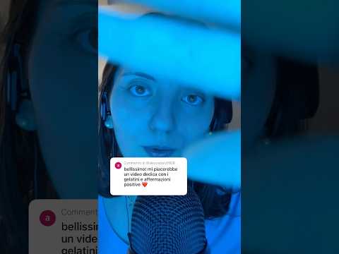 Video dedica ASMR 🤍 #asmr #asmrsounds #shorts #positivevibes #asmrita
