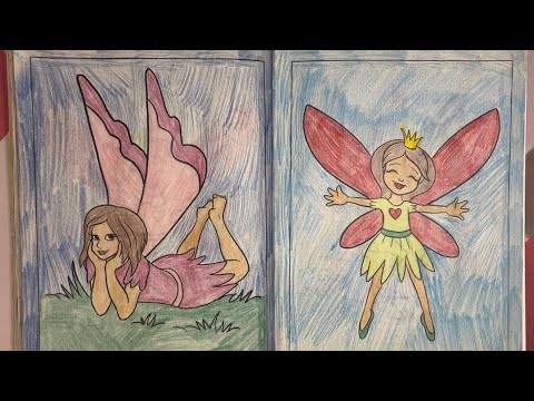 ASMR Finishing My Fairy Coloring Book