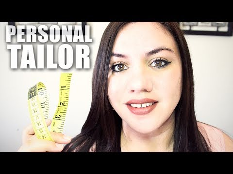 ASMR PERSONAL TAILOR RolePlay | Measuring & Scissor Sounds