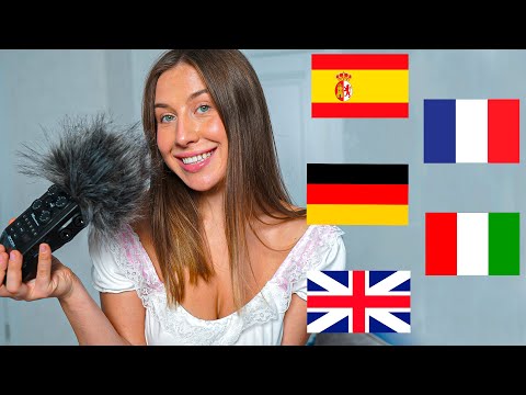 ASMR: TRIGGER WORDS IN 5 Different Languages