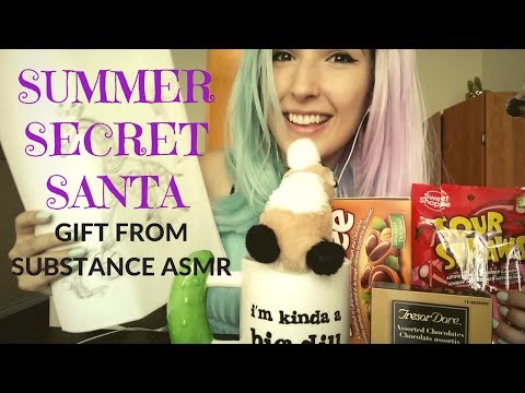 ASMR - ASMRtist Summer Secret Santa! ~ Opening a Gift from SubstanceASMR ~