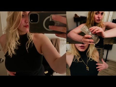 ASMR Upclose Whisper Ramble & Tapping