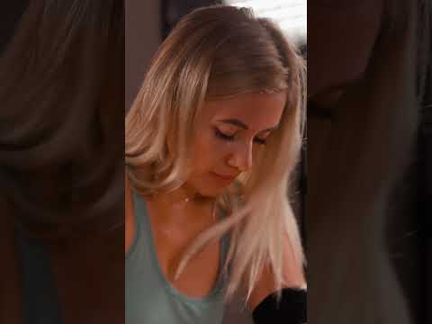 ASMR relaxing back and lumbar oil massage for Lisa #backmassage