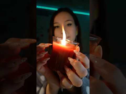 Bougie crépitante qui va faire fondre ton 🧠 #asmr #cracklingcandle #candle #firesounds #justchill