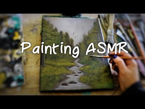 Painting ASMR | Acrylic on Canvas