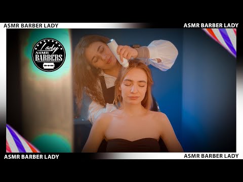 💈ASMR Scalp Massage by Barber Lady Elle