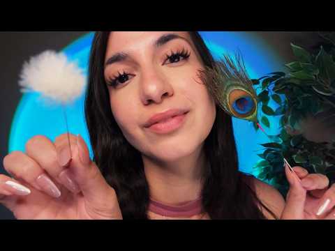 ASMR Feather Ear Cleaning 💤 (& Tingly Face Brushing)