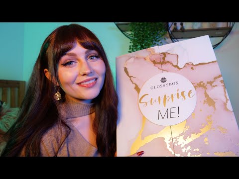 ASMR | Glossybox Christmas Advent Unboxing ( I Know it's Late!)