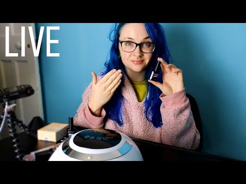 ASMR LIVE | Painting My Nails & Eating Sushi 🍣🥰