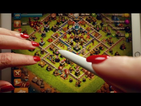 YAKIN FISILTI OYUN ASMR | Clash of Clans | iPad Kalem ile #2 | Türkçe ASMR