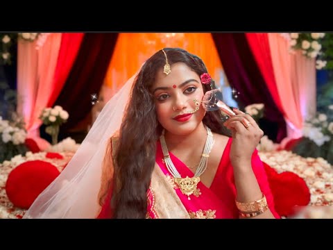 ASMR Shraboni Wedding Makeup 🥹💄
