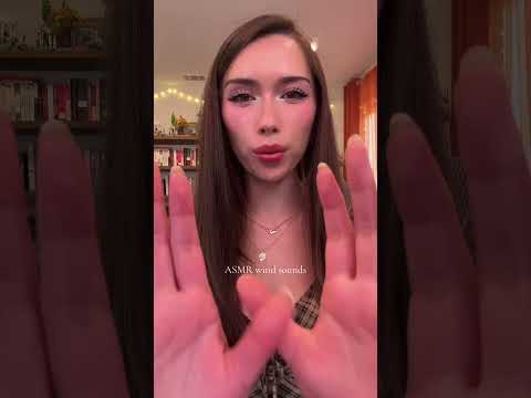 #ASMR wind sounds 🌬️ i tried to work some visual triggers in, how did i do? :)