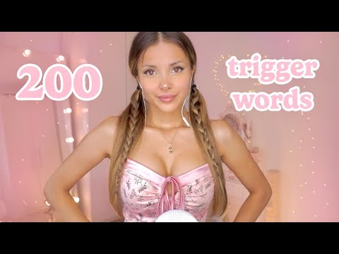 ASMR ໒꒰ྀིっ˕ -｡꒱ྀི১ 200 Best Trigger Words Whispering ⋆｡˚ Holly Cerise ｡⋆.