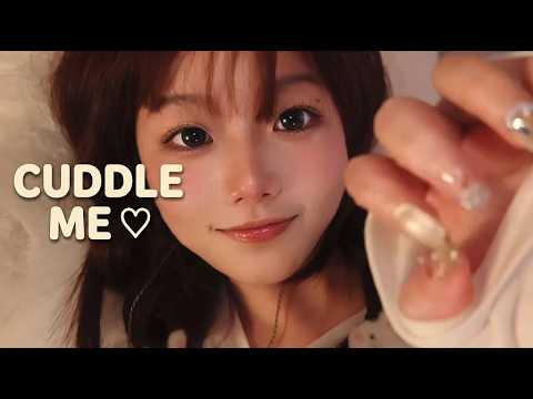 ASMR Your Clingy Girlfriend Refuses to Get Up 💤 Cuddles, Massage & Personal Attention