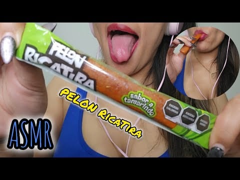ASMR |ESPECIAL MOUTH SOUNDS| PELON RICATIRA tamarindo #relajante 