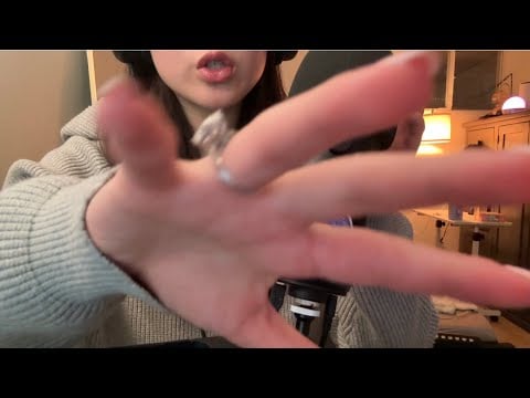 ASMR Mic Triggers (tapping, scratch, rake, hand movements, swirling, X marks the spot, crack an egg)