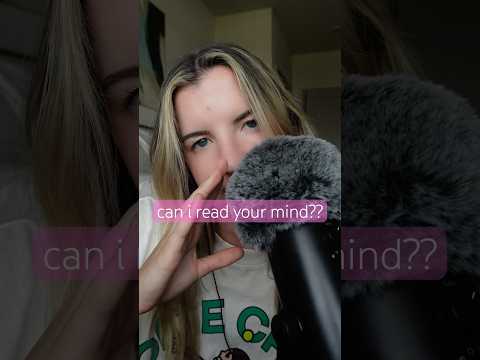 how’d i do?? #asmr #mindreading #intuition
