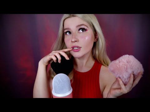 ASMR very relaxing mic scratching ❤️ Windshield, no cover, fluffy tapping, rubbing, no talking ✨