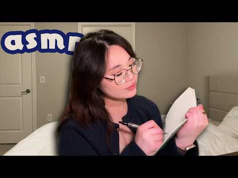ASMR Personal Assistant Roleplay | Lofi, Keyboard Sounds, Writing, Whispering