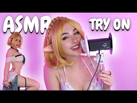 Zelda Cosplay Try-On with Tingles! 💫 ASMR Whispering & Sounds