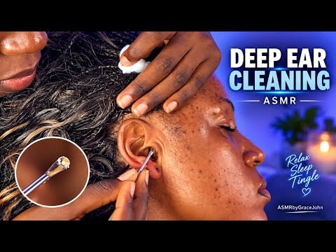 ASMR ✨INTENSE EAR CLEANING AND BODY MASSAGE