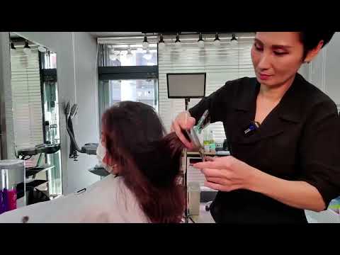 Korean ASMR: Fast-Paced Hair Styling for Dynamic Relaxation and Calm 💇‍♀️💨