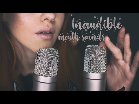 ASMR - INTENSE Inaudible whispering, finger fluttering, mouth sounds