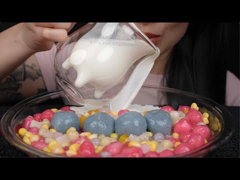 BUA LOY *BEST THAI DESSERT (ASMR RELAXING EATING SOUNDS) NO TALKING | SAS-ASMR