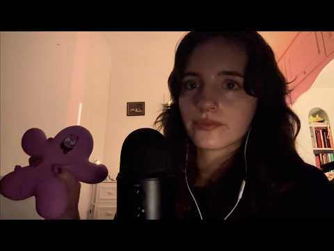 ASMR whisper ramble + squishys🪼