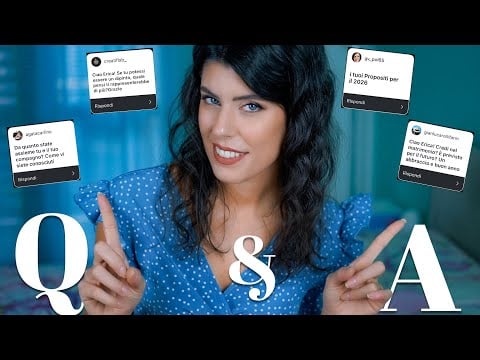 ASMR 🔮 Q&A: Matrimonio? Progetti? Epic Fail? • Rispondo alle vostre domande!