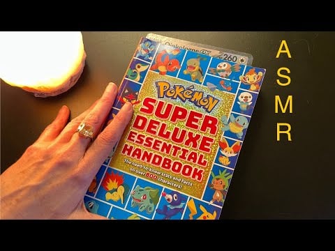 Super Deluxe Pokemon Book Flip ~ Softly Spoken Regular Voice ASMR