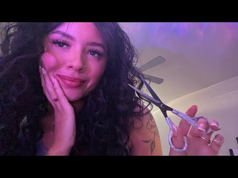 ASMR | cutting away your negativity 🌱