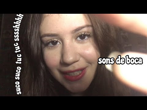 ASMR SONS MOLHADOS INTENSOS(TUC TUC) E PINCEL NO MICROFONE