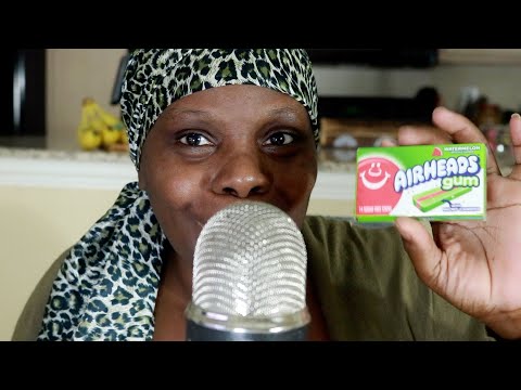 SUGARFREE AIRHEADS GUM ASMR