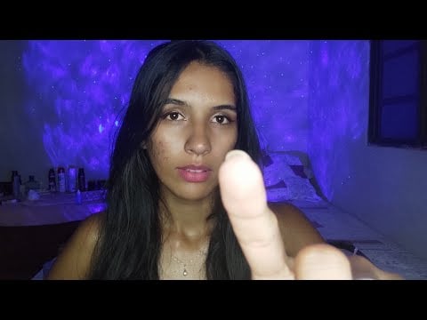 ASMR SUSSURRANDO NO SEU OUVIDO COM TOQUE NA TELA CASEIRINHO.😴