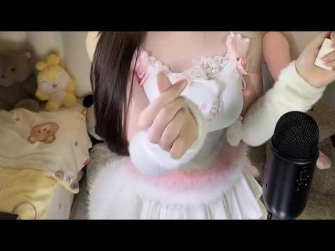 ASMR Sleep Cosplay 👂 Long Nails & Whisper Accent (Deep Sleep)